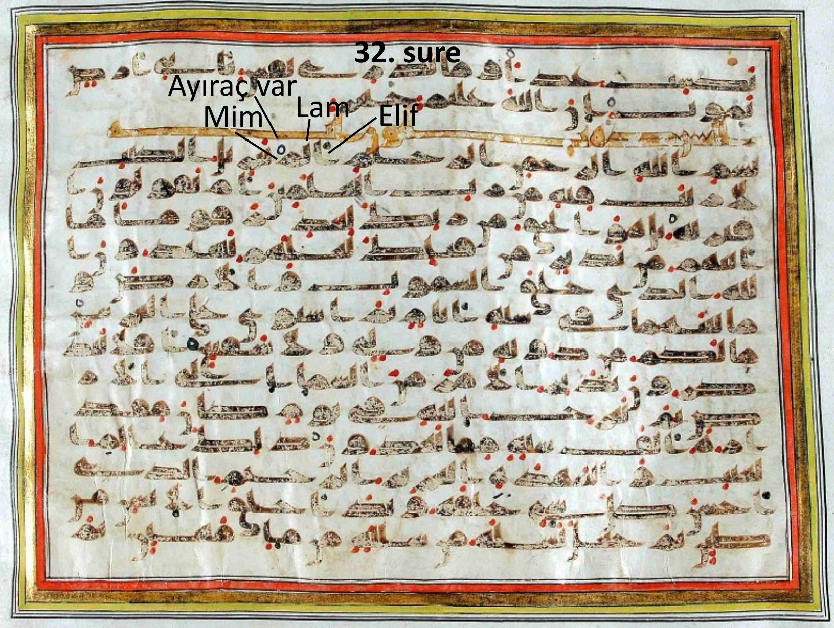 Corpus Coranicum 32 Elif Lam Mim